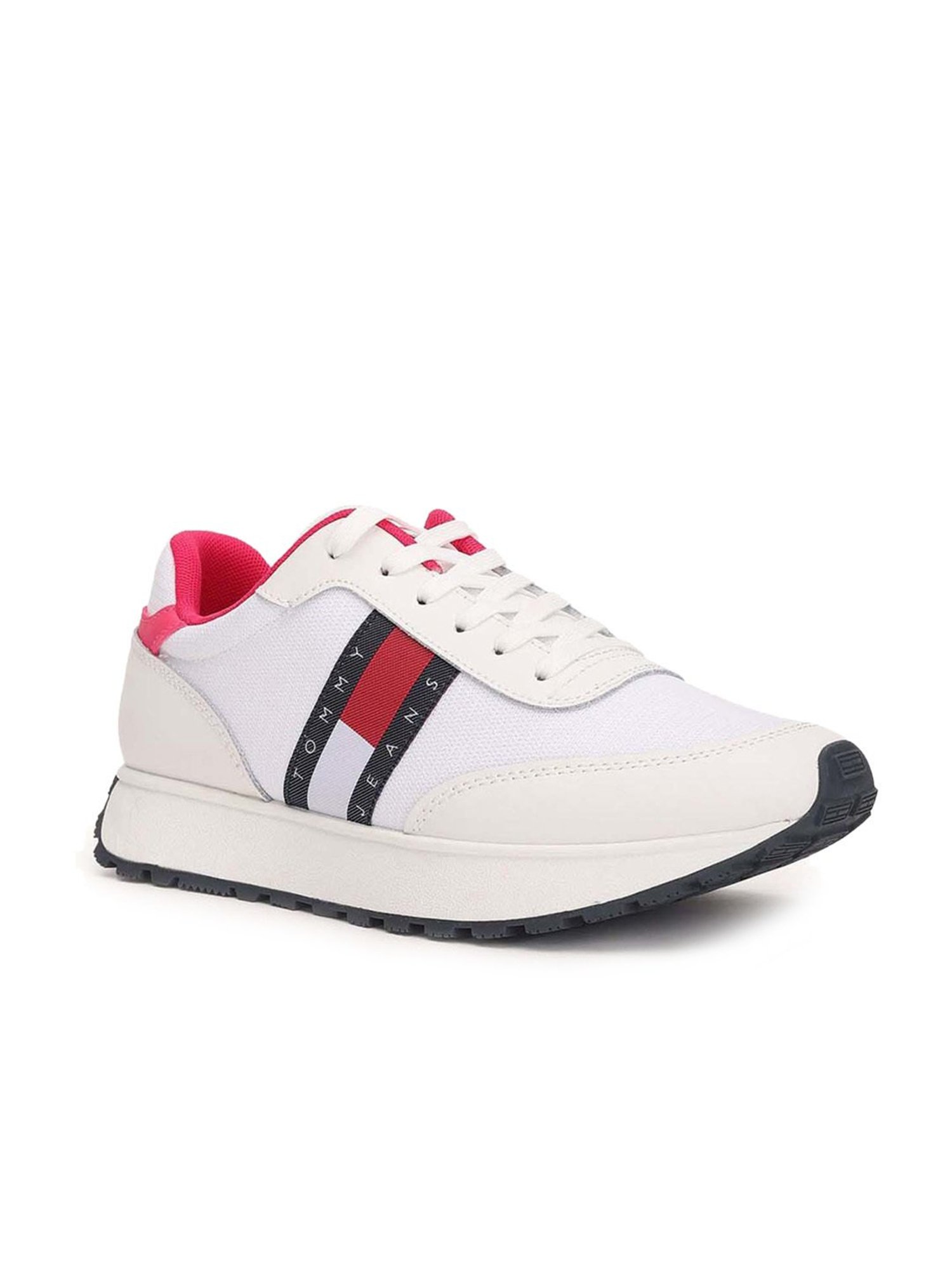 Tommy Hilfiger Women's White Casual Sneakers