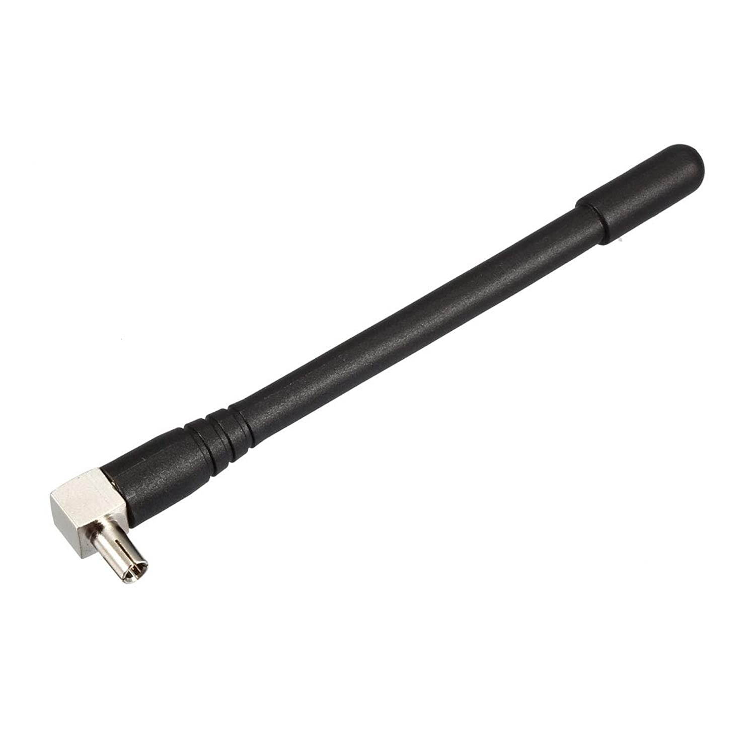 uxcell GSM GPRS WCDMA LTE Antenna 3G 4G 3dBi 700-2700MHz TS9 Male Right Angle Connector Omni Directional 2Pcs