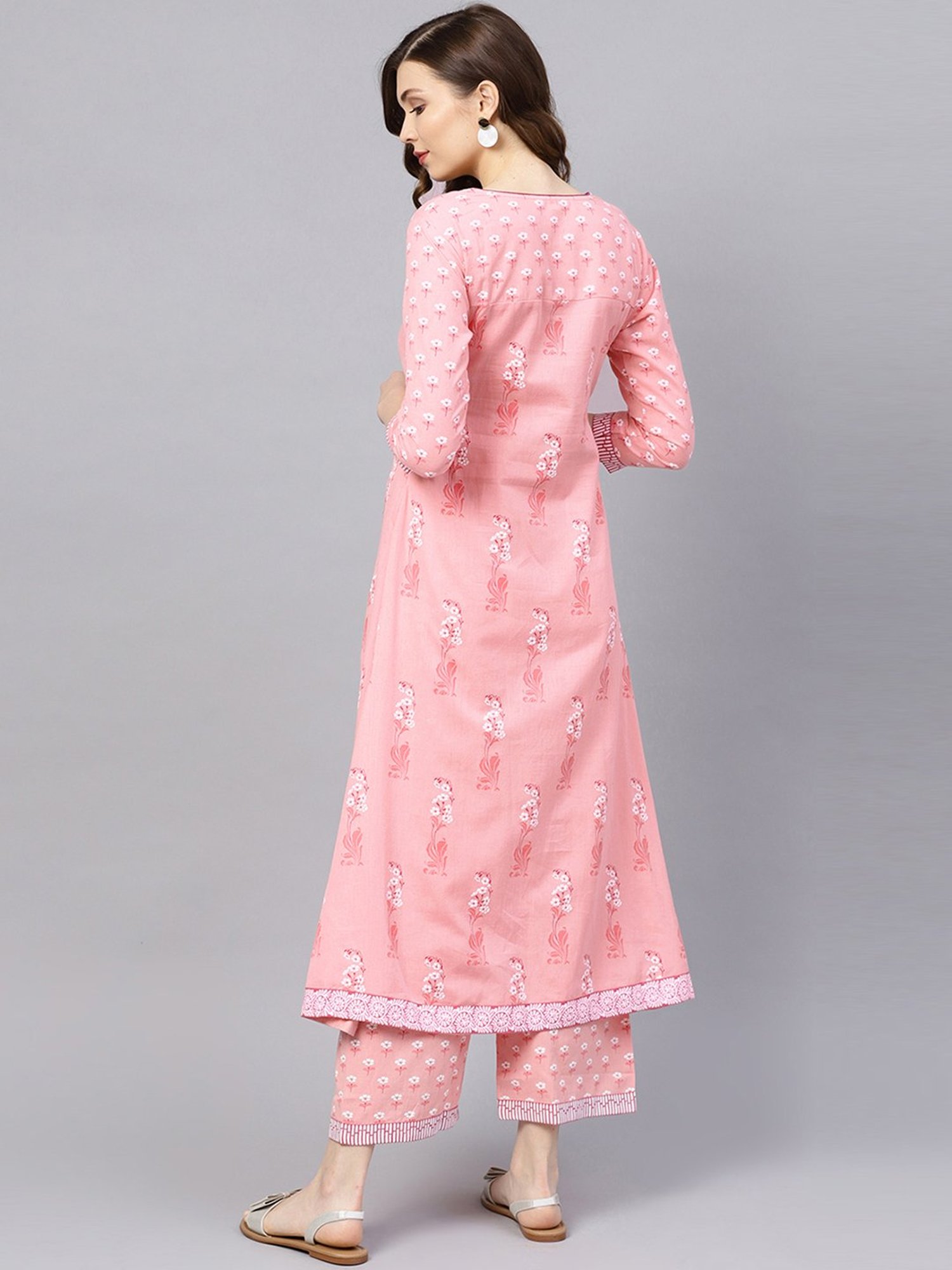 URBAN MYSTIC Black Rayon Embroidered Kurta & Sharara Set