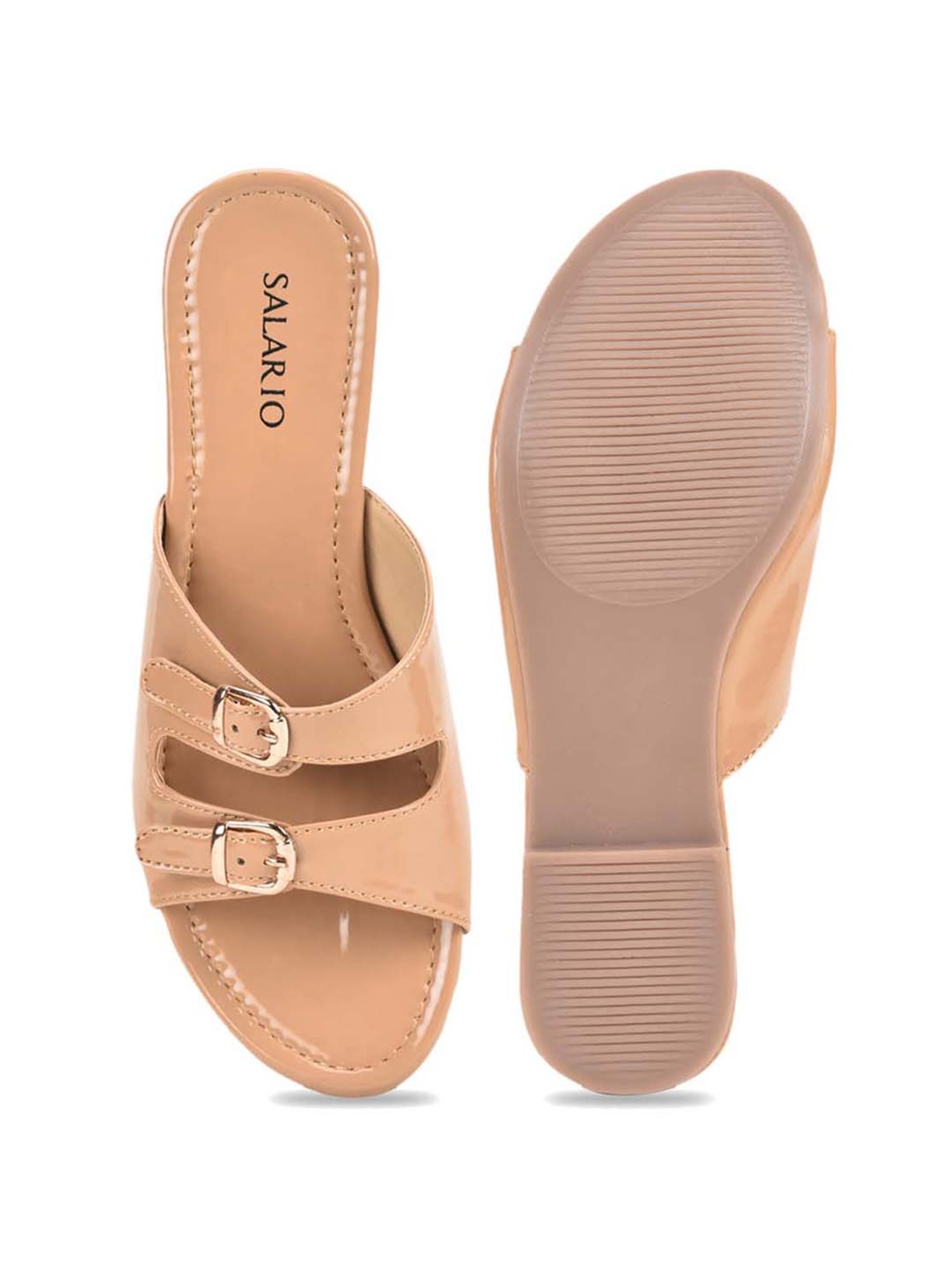 Salario Women's Beige Casual Sandals
