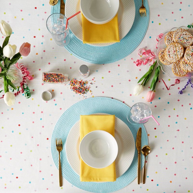 54"x79" Rectangle PVC Water Oil Resistant Plaid Pattern Tablecloths Teal - PiccoCasa