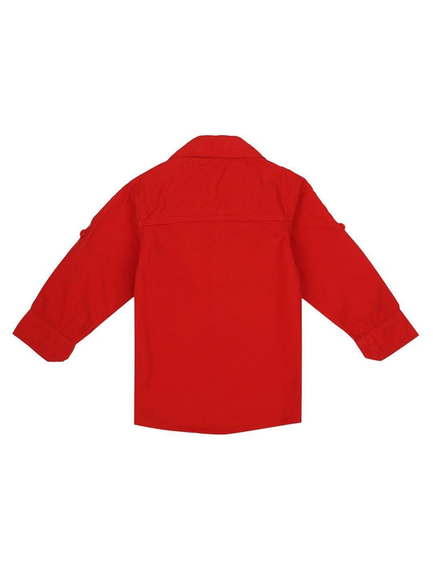 Bodycare Kids Red Graphic Print Full Sleeves Shirt