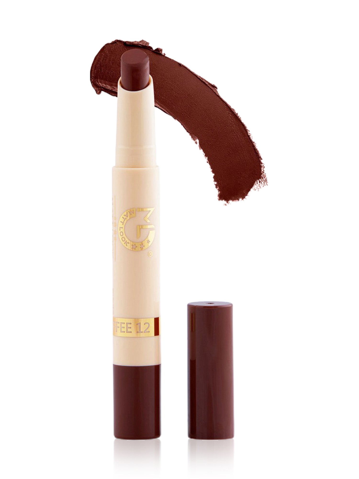 Matt Look Velvet Smooth Non Transfer Lipstick 12 Irish Coffee - 2 gm