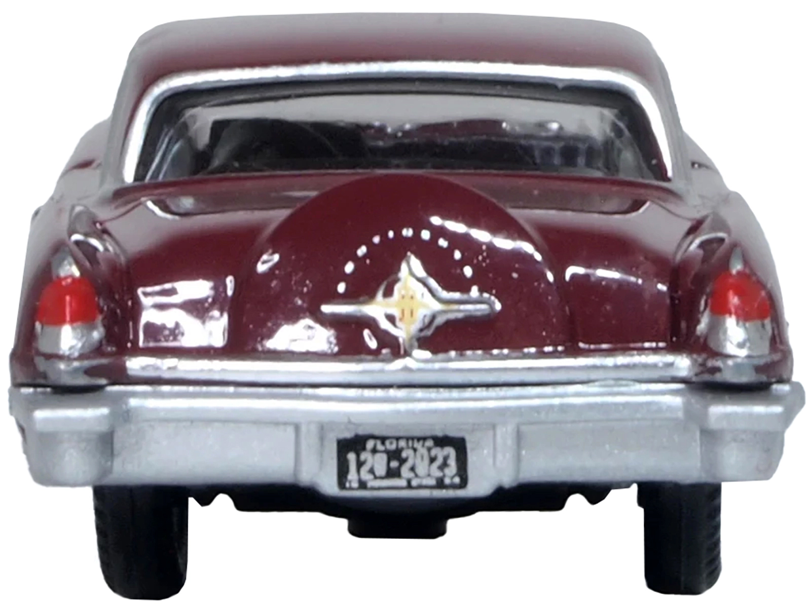 1954 Lincoln Capri "Christmas Hot Rod 2024 Edition by Tim Sadchikov" #24 Blue Metallic with Christmas Graphics and Lincoln Capri Tree Ornament Limited Edition to 9999 pieces Worldwide 1/64 Diecast Model Car by Mini GT