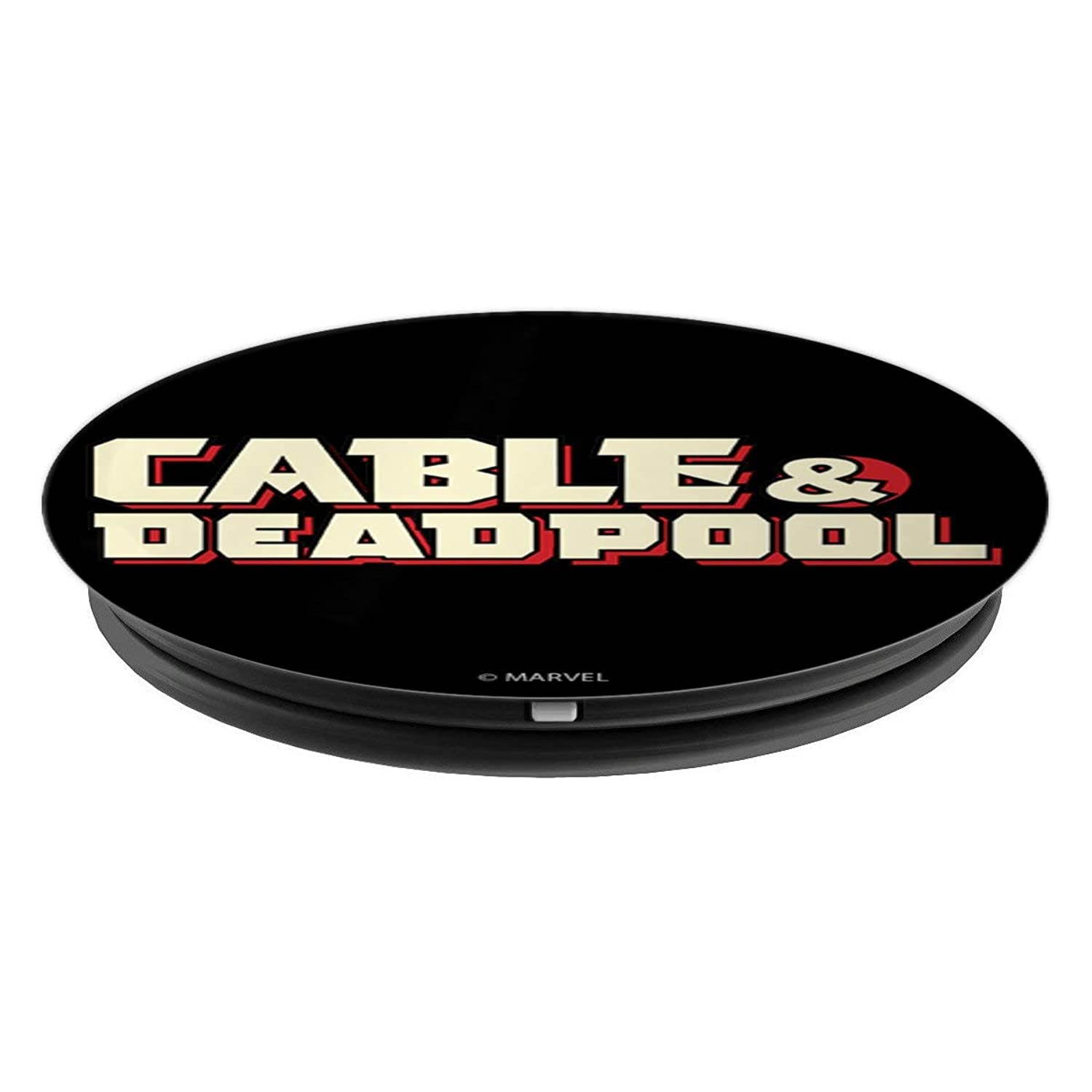 Marvel X-Men Cable And Deadpool Team Text Logo PopSockets Grip and Stand for Phones and Tablets