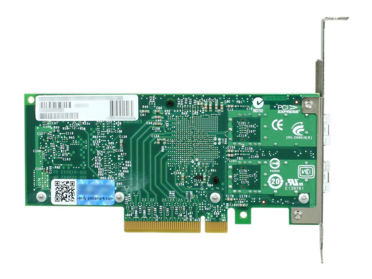 X520-DA2 Intel 82599ES 10Gb/S PCl-E Dual Port E10G42BTDA Ethernet Server Adapter
