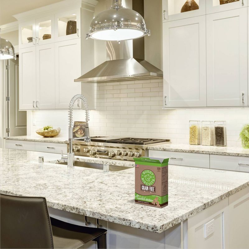 Buddy Biscuits Grain-Free Oven Baked Treats with Roasted Chicken Dry Dog Treats - 7oz