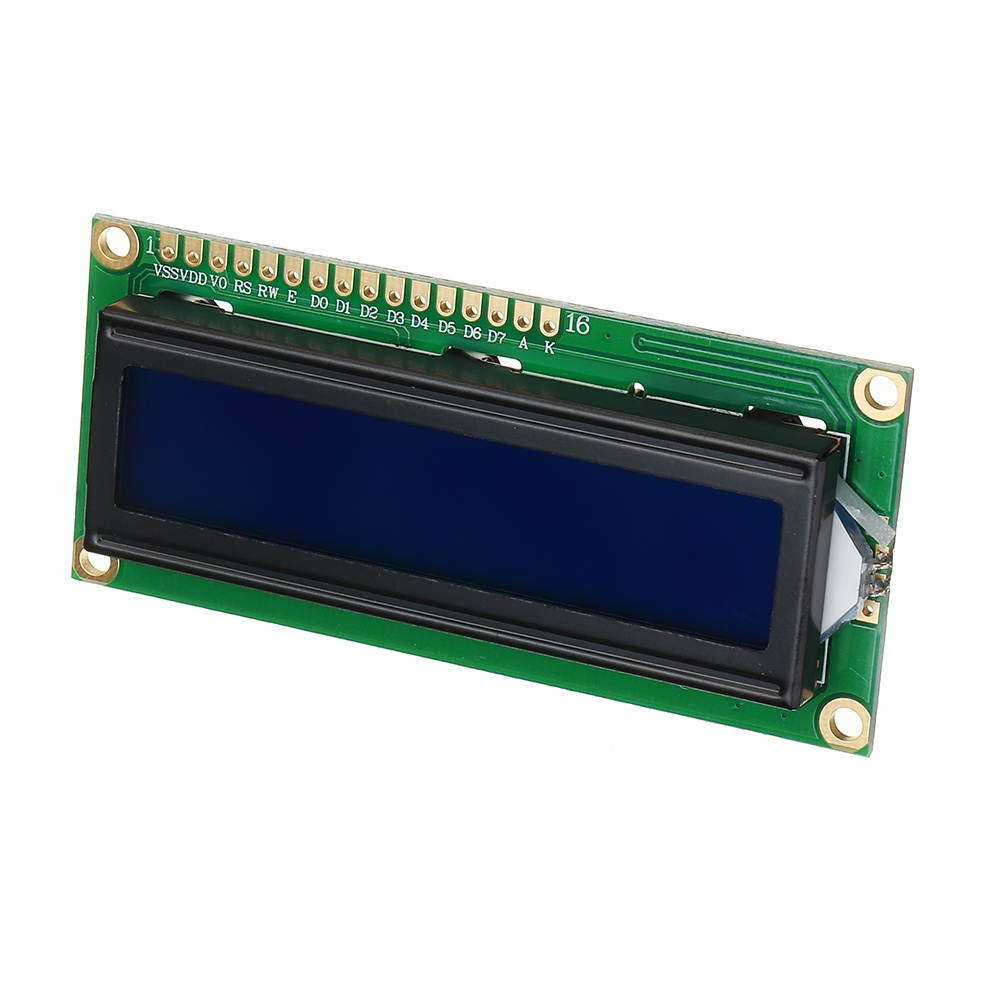 1Pc 1602 Character LCD Display Module Blue Backlight