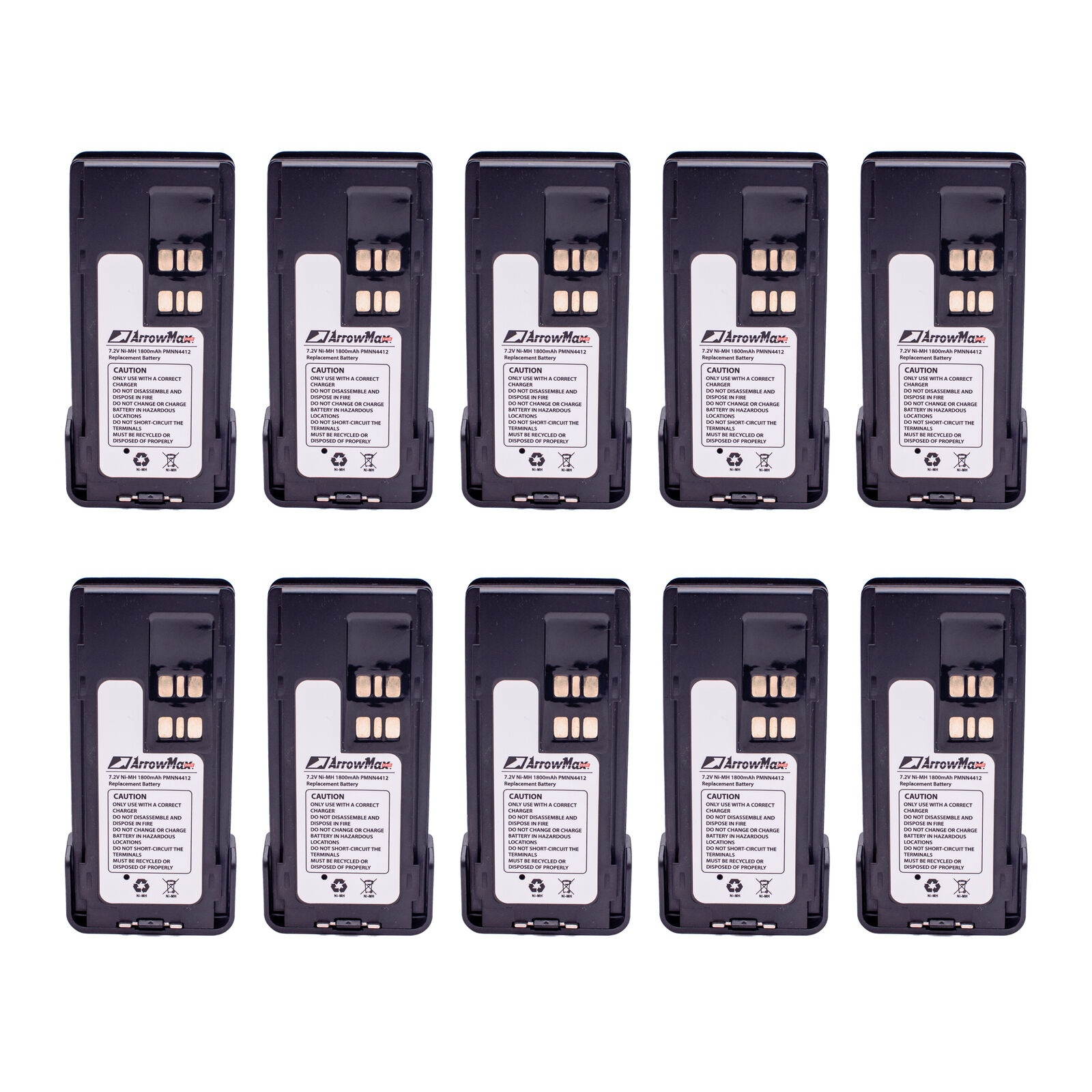 10 pcs PMNN4415 Battery for Motorola Mototrbo Series XPR-3300/3500/3300e