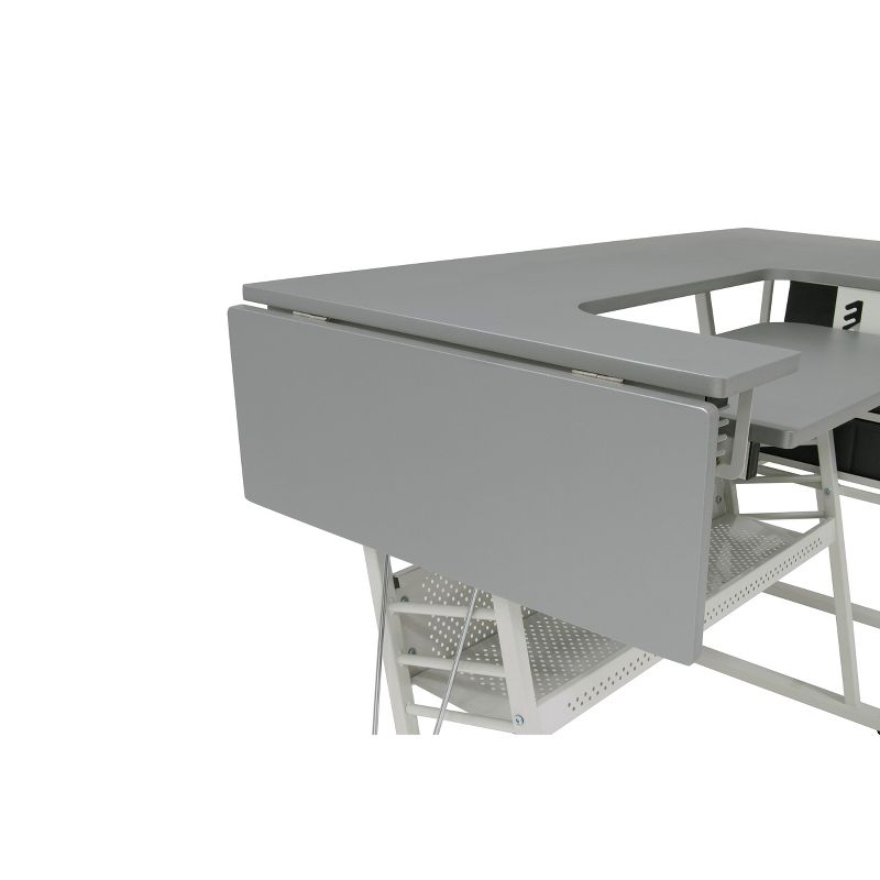Sew Ready 38010 Eclipse Hobby Center Craft Table Computer Desk with Drawers