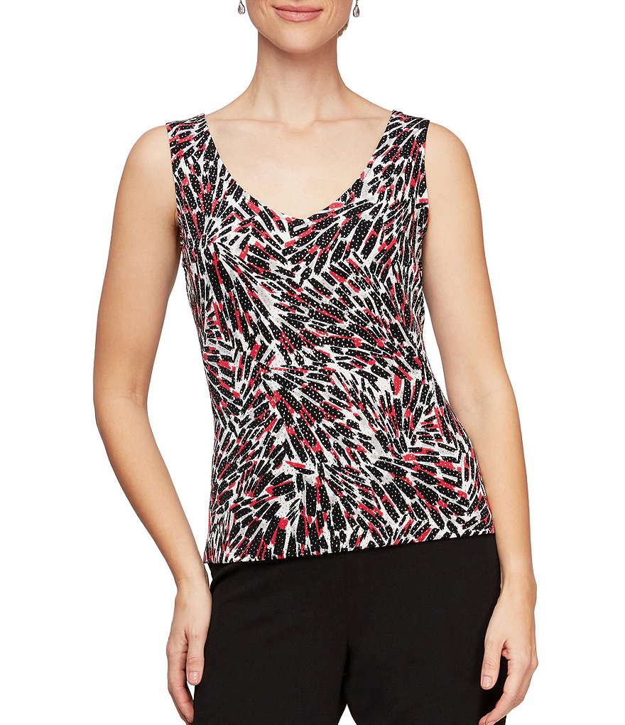 Jkara Petite Size V-Neck 3/4 Sleeve Beaded Bodice Gown