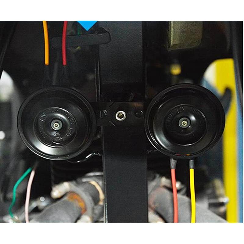 Universal Motorcycle Electric Horns Auto Horns Loud kit 12V 15A 105db Waterproof Round Loud Horn Speakers 2pack