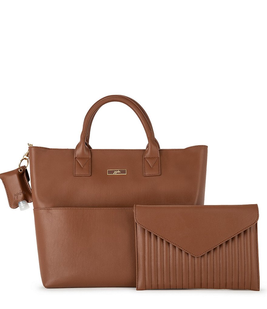 Ju-Ju-Be Eco Leather Zip Top Tote Bag