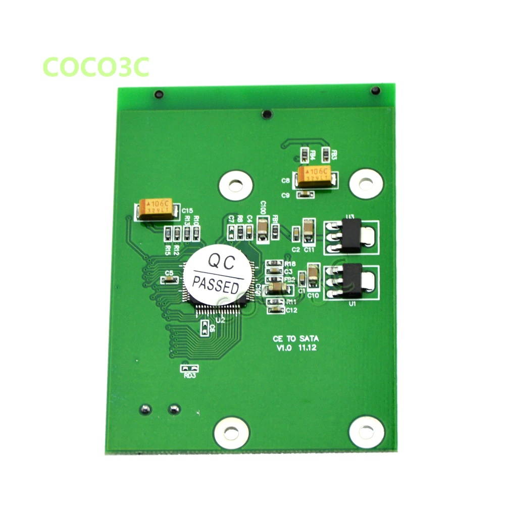 1.8 inch CE SSD to 2.5 inch SATA converter card  22Pin SATA to 40pin LIF / ZIF HDD adapter with 2 ribbon wire