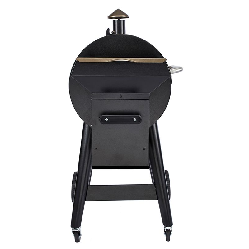 Z GRILLS ZPG-7002F 8 in 1 Wood Pellet Portable Grill Smoker for Outdoor BBQ Cooking with Digital Temperature Control and Grill Cover, Bronze