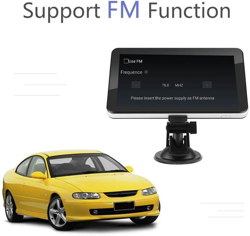 7 Inch Touch Screen GPS Navigation Maps System Device International, GPS Navigator 128M 8GB FM with Lifetime Map Update for Cars Trucks Vehicles(Europe)