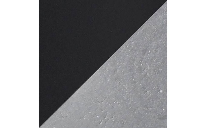 Wood Interlocked Triangular Table Lamp with Fabric Shade Black - Simple Designs