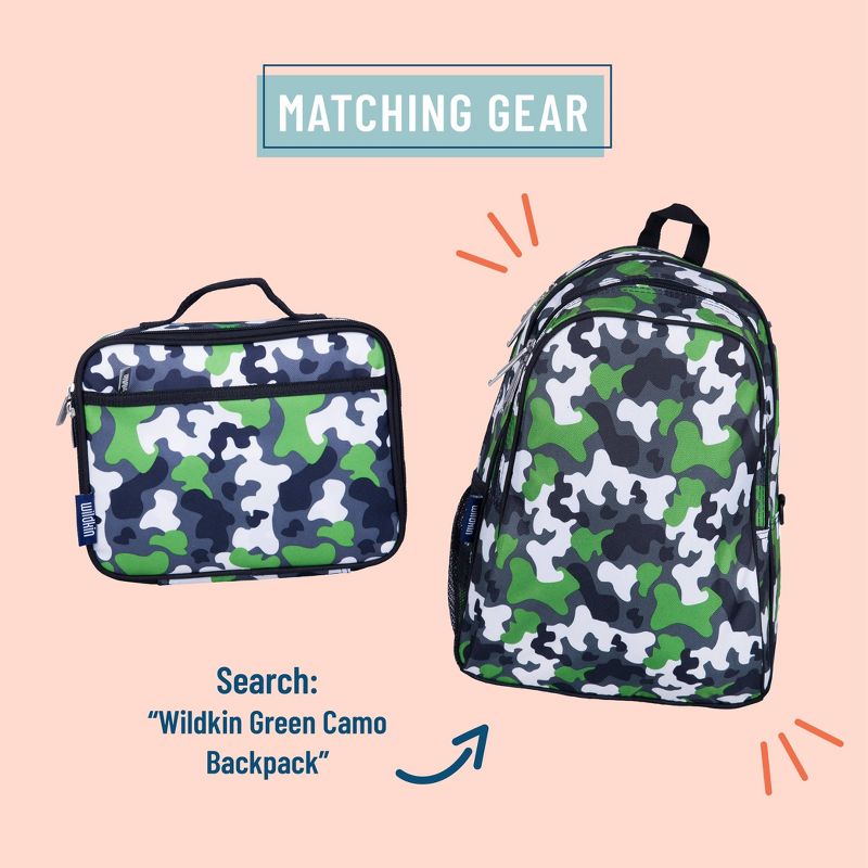 Wildkin Camouflage Lunch Box - Green