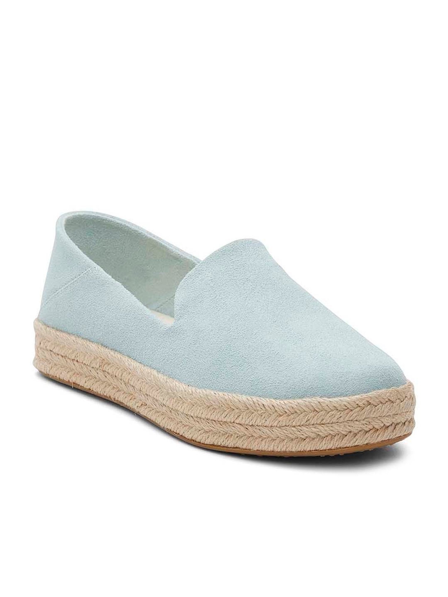 TOMS Carolina Women's Green Espadrille Shoes