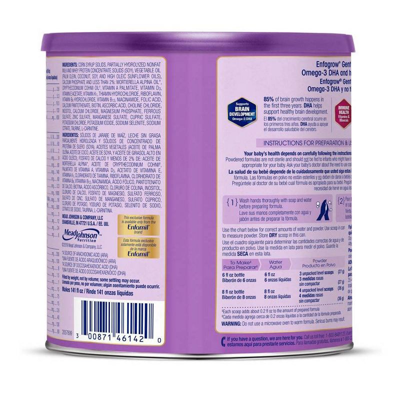 Enfagrow Toddler Transitions Gentlease Powder Formula - 20oz