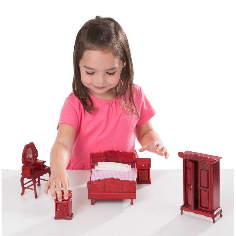 Melissa & Doug Classic Victorian Wooden and Upholstered Dollhouse Furniture (35pc)