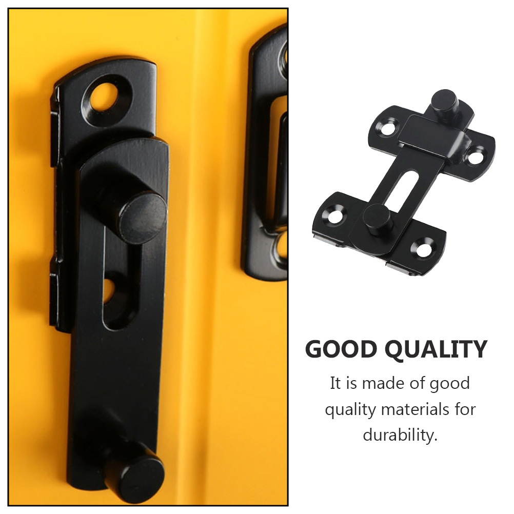 Door Latch Lock Household Durable Security Gate Latch Lock Hasp Latch Lock Window Sliding Lock Door Bolt Lock Door Sliding Lock