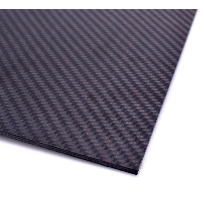 Carbon Fiber Plate Panel Sheets 200mm X 250mm X 2mm Thickness Pure Carbon Fiber Board