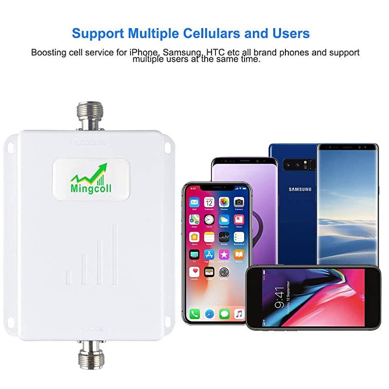 Phone Signal Booster Verizon 4G LTE Signal Booster Repeater 65dB FDD Band 13 Verizon Phone Booster Extender Amplifier for Home Office - Improve 4G Data & Voice for Remote Area