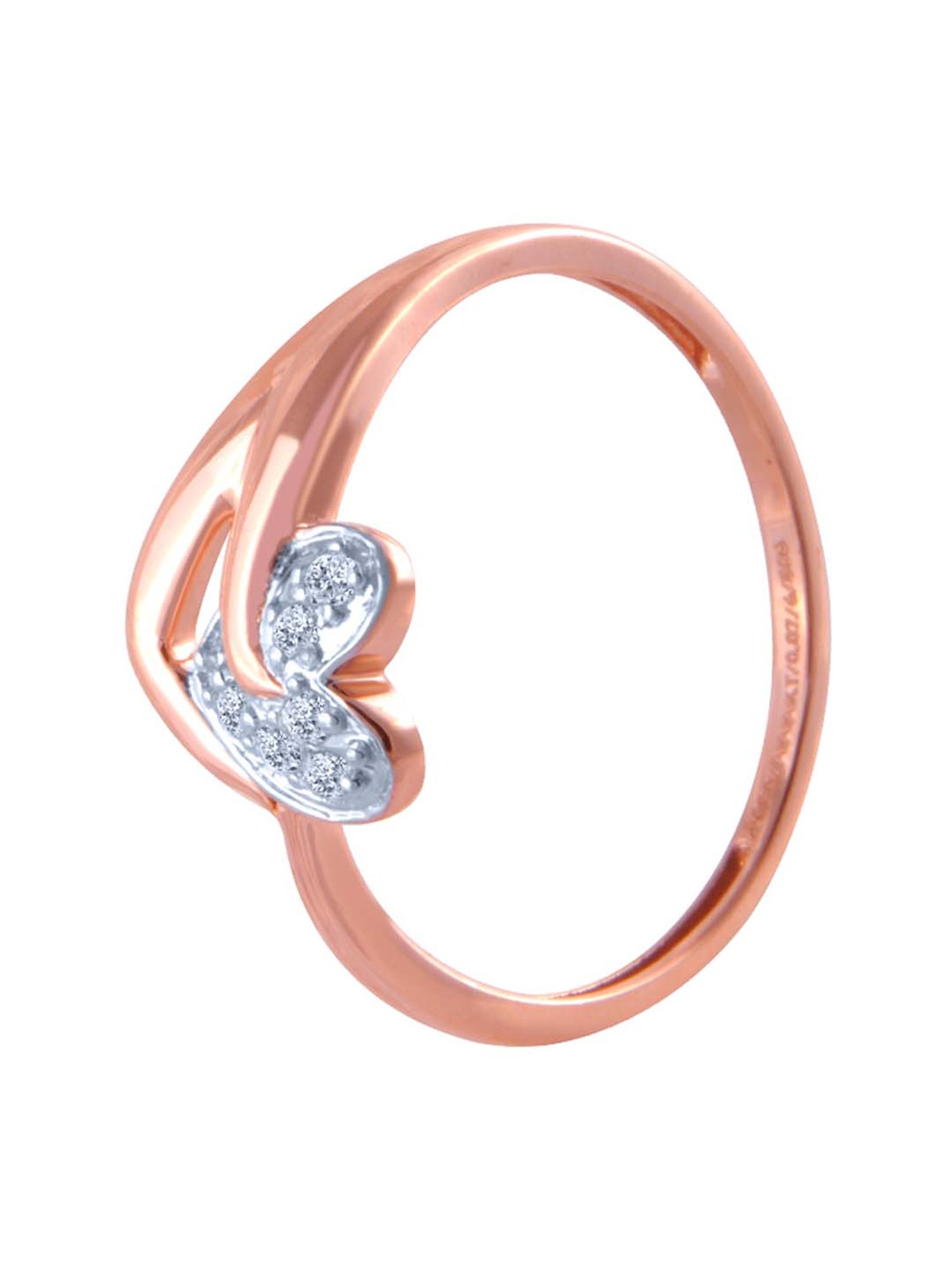 Mia By Tanishq Nature's Finest 14k Yellow Gold Radiant Sp Elegance Diamond Ring