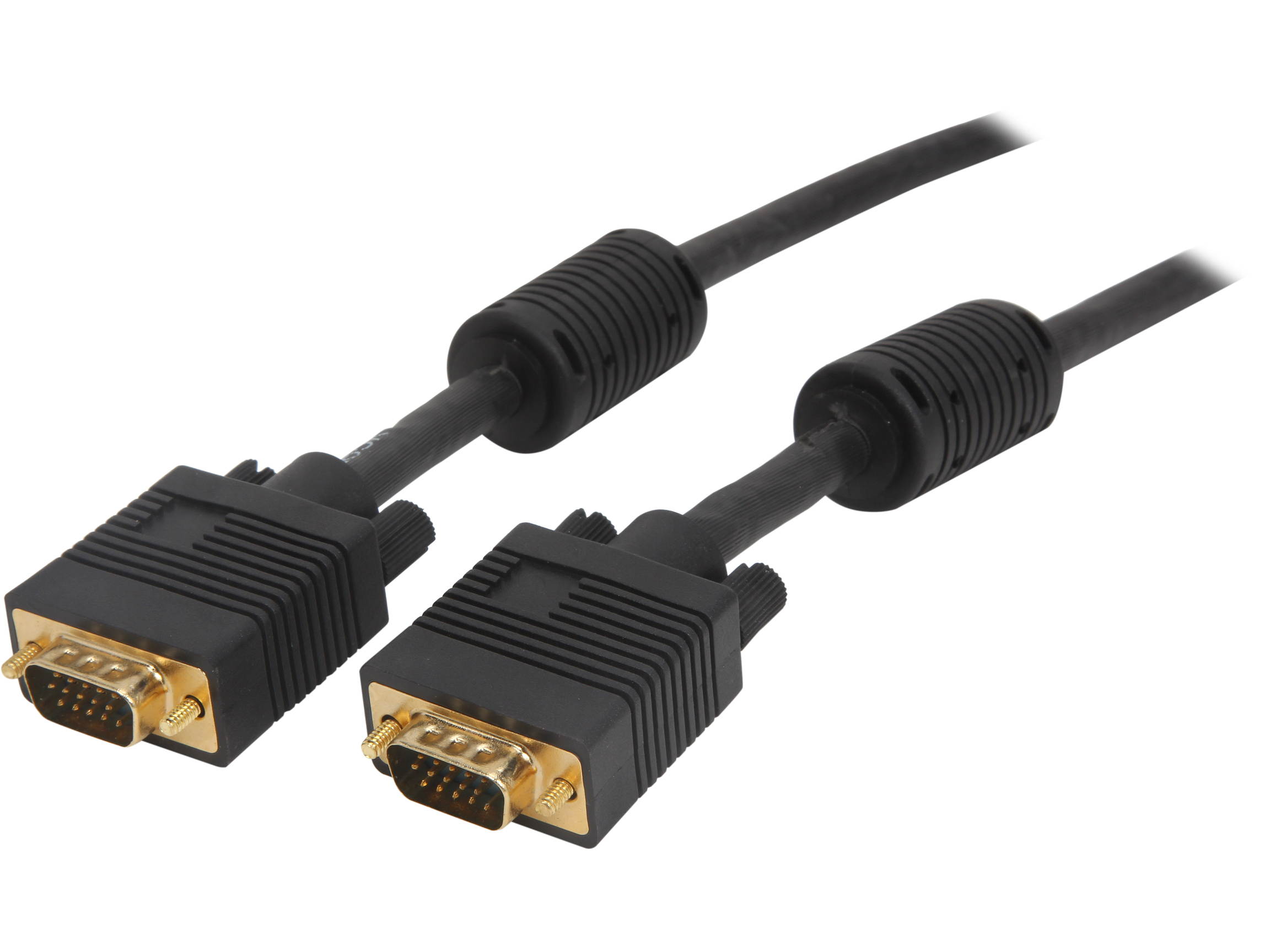 VCOM VC-VGA100M 100 ft. SVGA HD15 Male to Male Black Cable