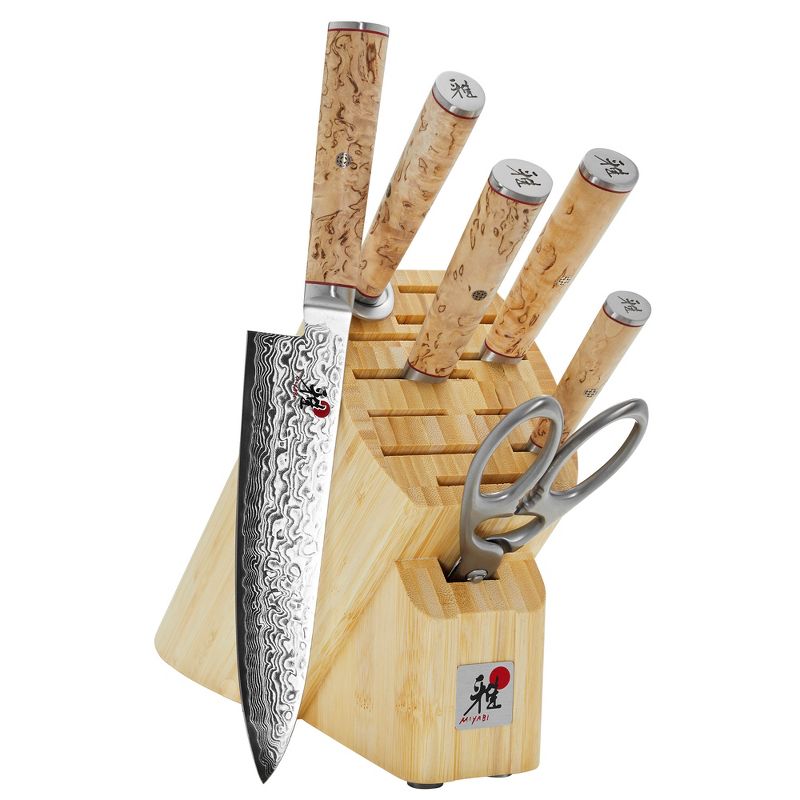 Miyabi Birchwood SG2 7-pc Knife Block Set