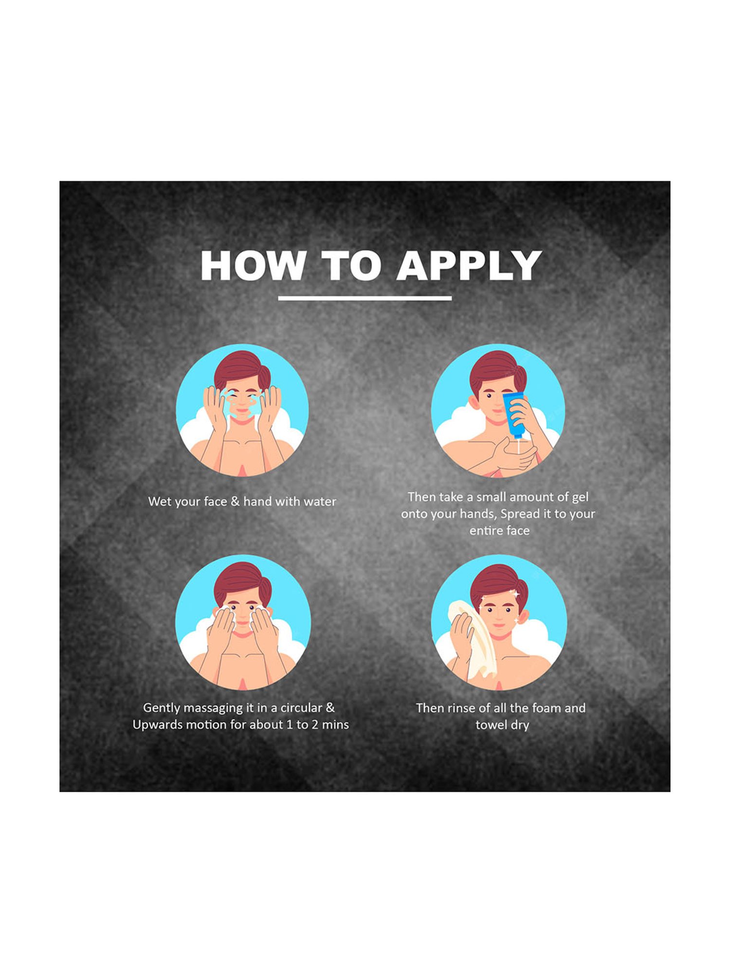 Glamveda Men Activated Charcoal Detox Face Wash - 100 gm