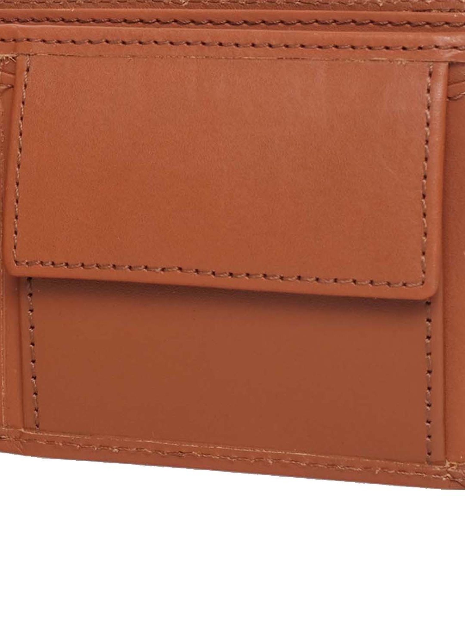 BELWABA Tan Casual Leather Bi-Fold Wallet for Men