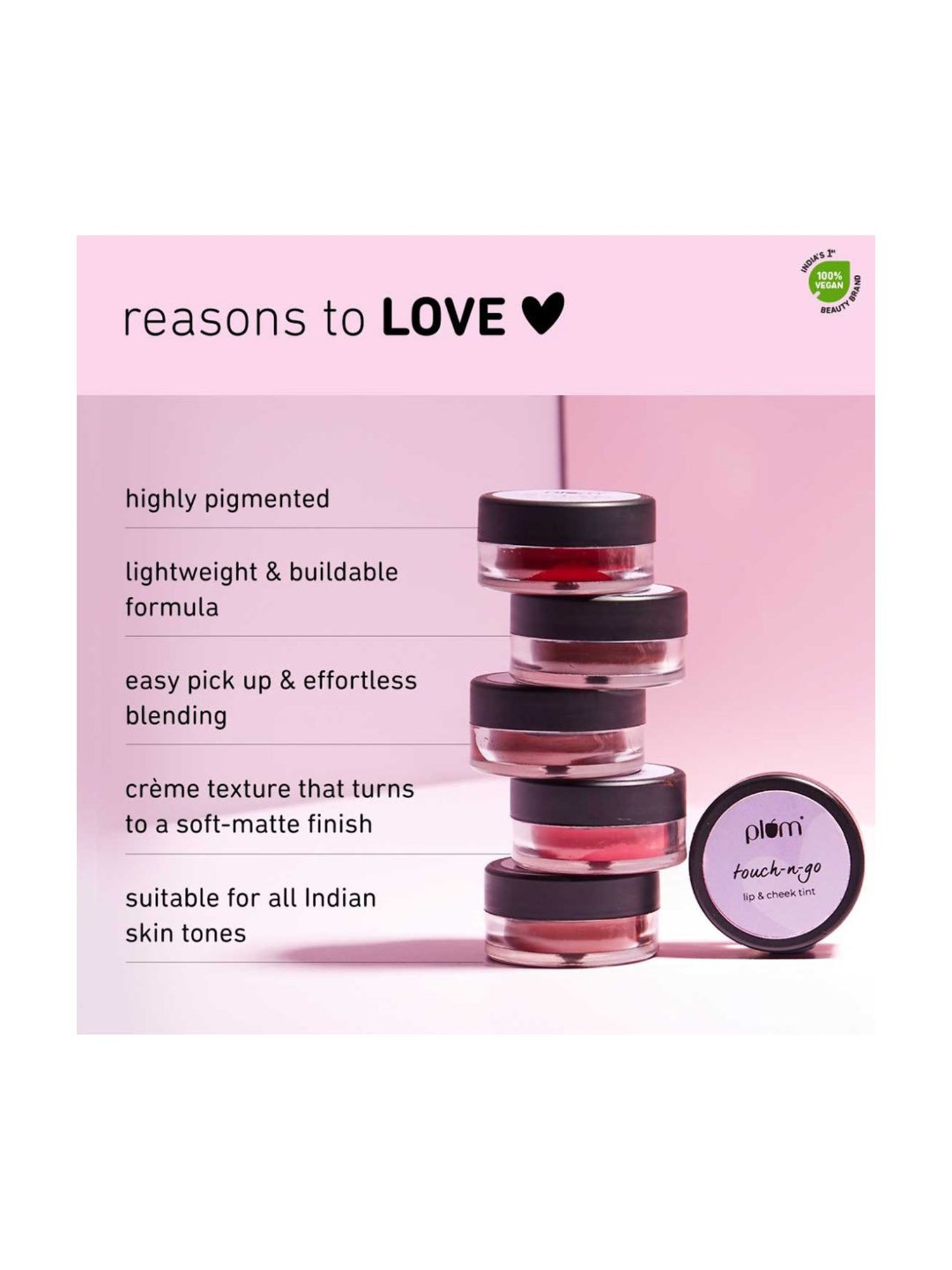 Plum Touch-N-Go Lip & Cheek Tint Mauve Along 123 - 5 gm