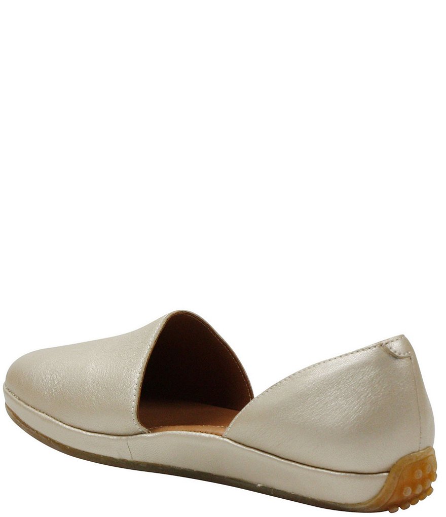 Jack Rogers Blair Pointed Toe Bow Leather Flats
