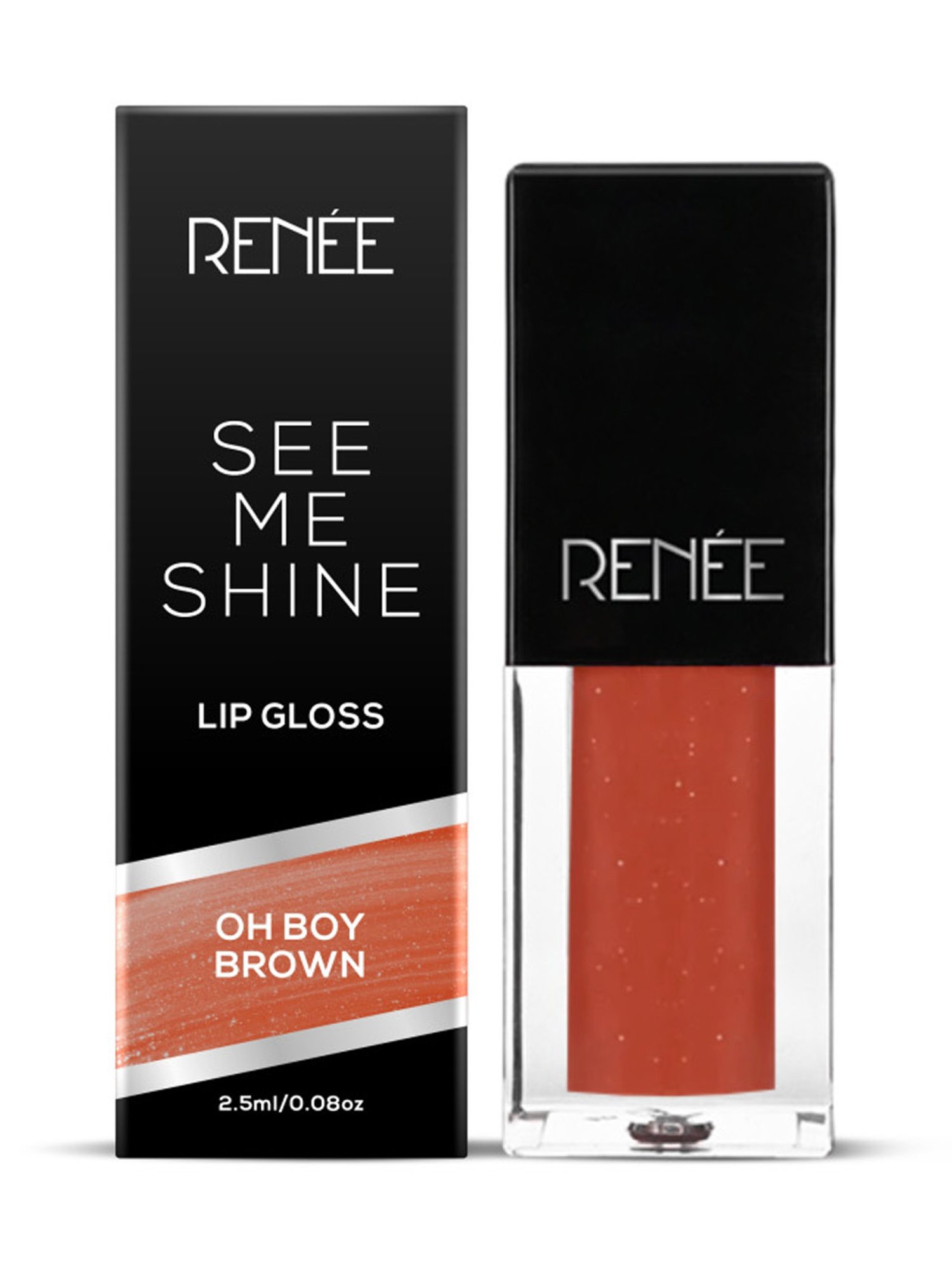 Renee See Me Shine Lip Gloss Oh Boy Brown - 2.5 ml