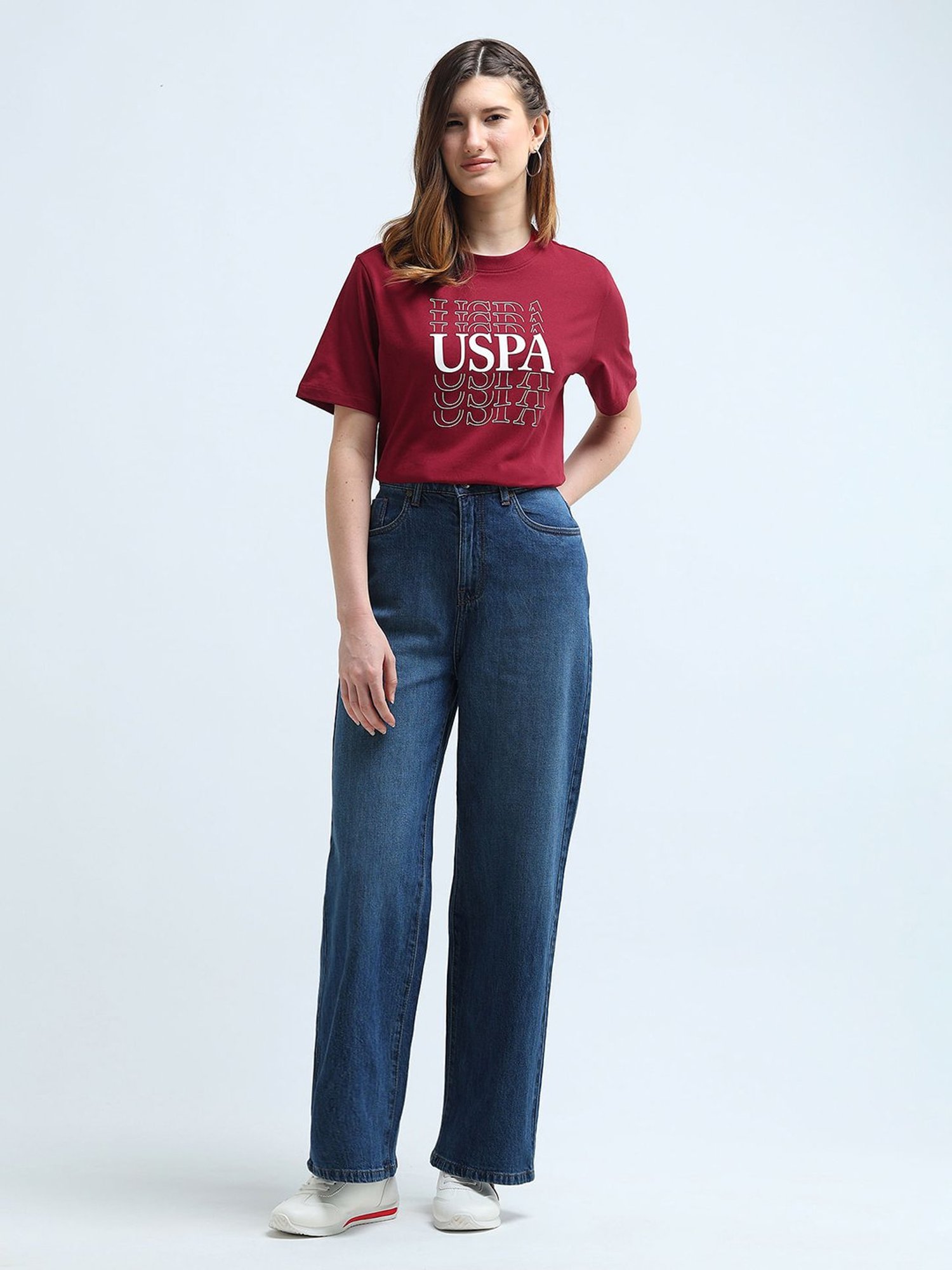 U.S. Polo Assn. Red Graphic Print T-Shirt