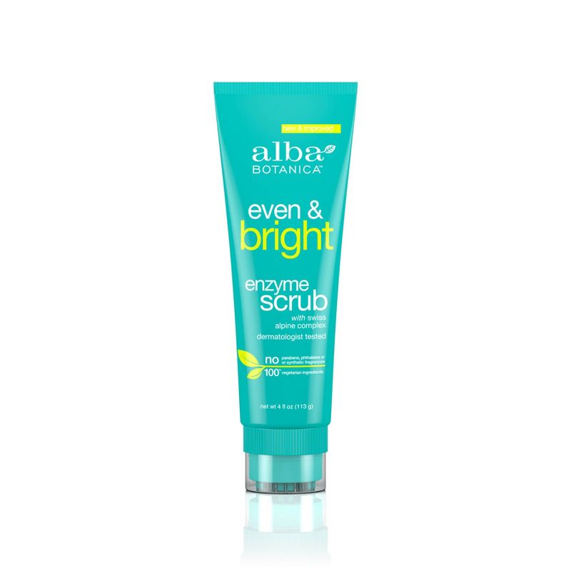 Alba Botanica Even & Bright Enzyme Scrub - 4 fl oz
