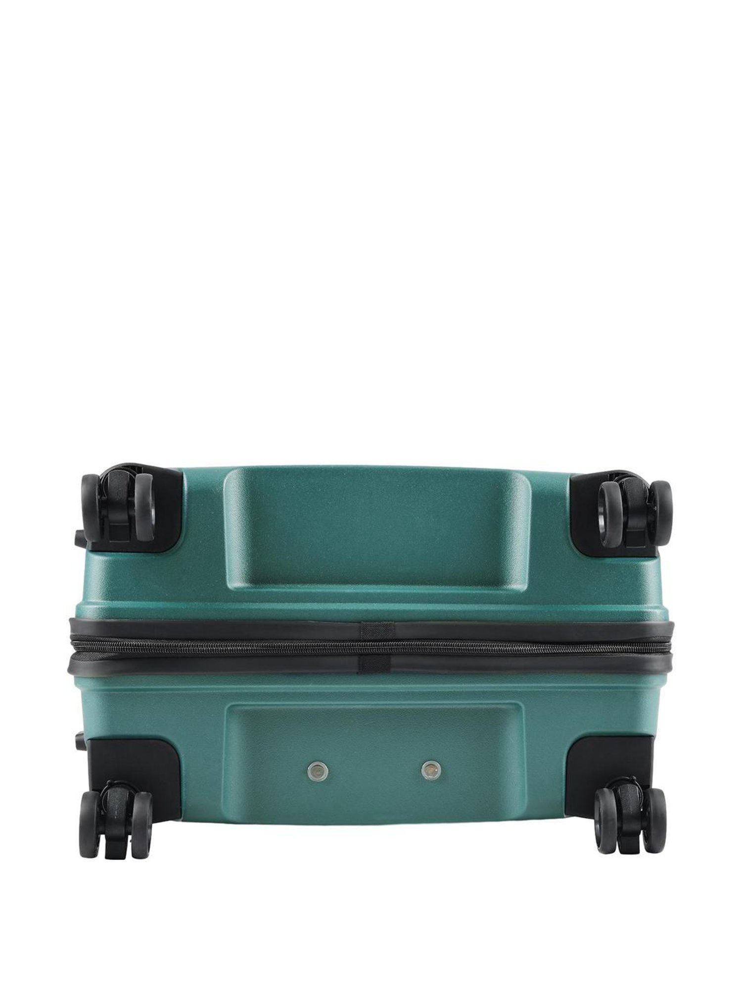 Aristocrat Green Textured Hard Medium Trolley Bag - 28 cm