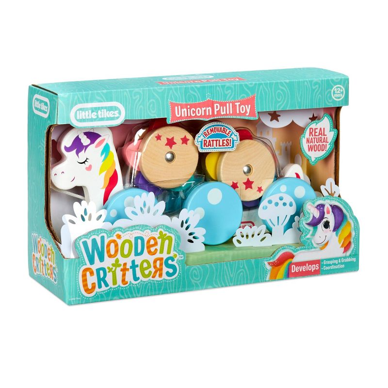 Wooden Critters Pull Toy - Unicorn