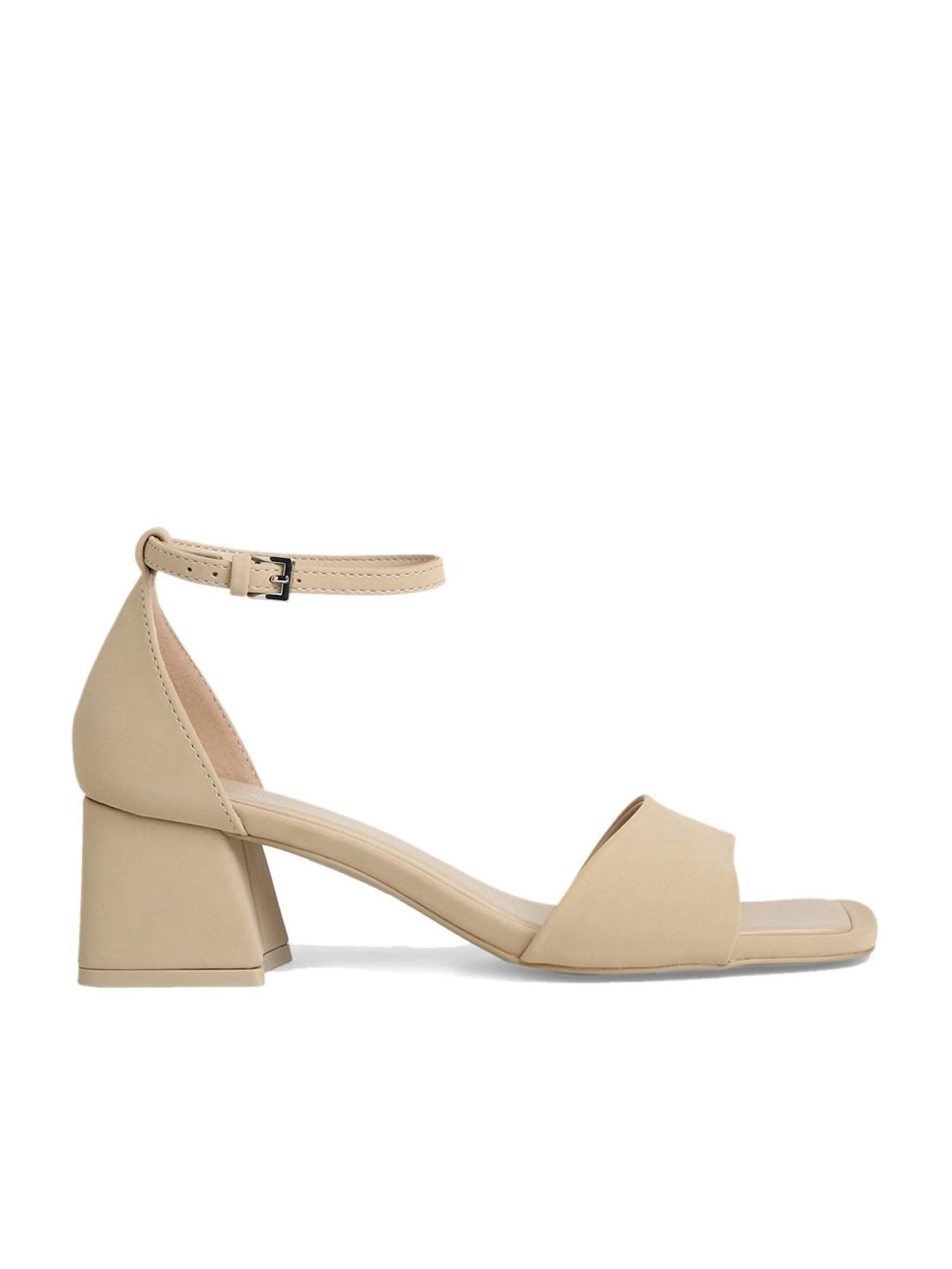Call It Spring Women's Beige Ankle Strap Sandals