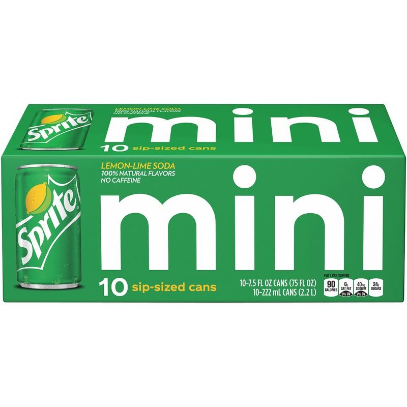 Sprite - 10pk/7.5 fl oz Mini-Cans