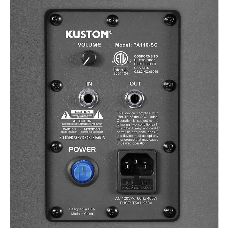 Kustom PA PA110-SC 10" Powered Subwoofer