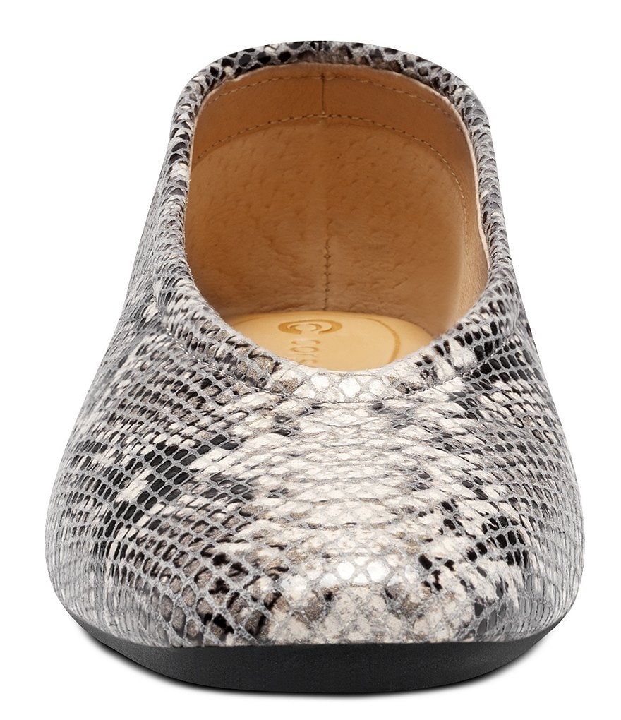 CC Corso Como Trishina Snake Print Leather Ballet Flats