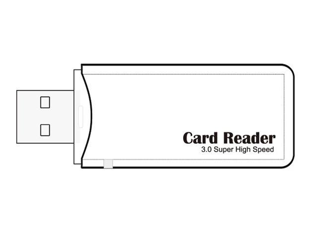 TOPRAM RV33 USB 3.0 Card Reader Support Samsung Kingston SanDisk 4GB 8GB 16GB 32GB 64GB 128GB SD SDHC SDXC ( microSD microSDHC microSDXC need with Adapter) - OEM