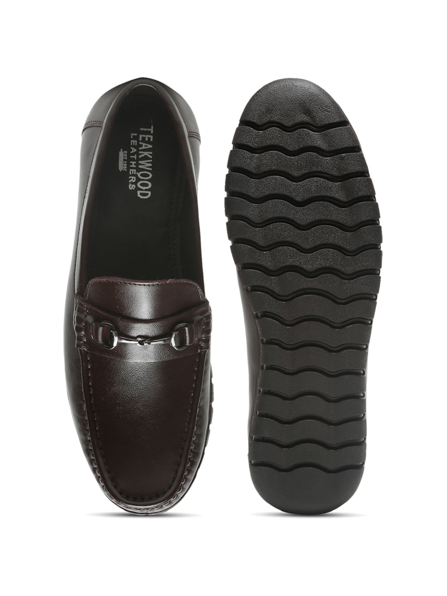 Teakwood Leathers Men's Brown Casual Loafers