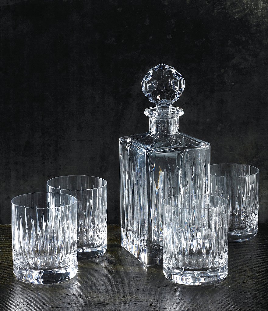Reed & Barton Soho Crystal 4-Piece Double Old Fashioned Glass Set