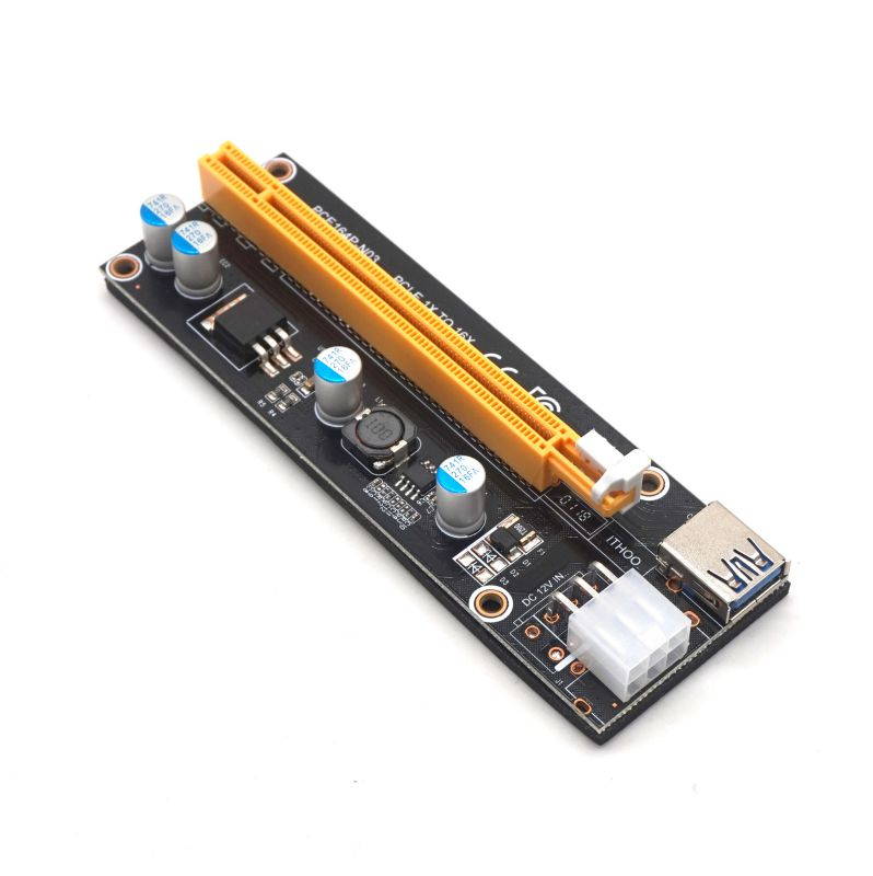 Weastlinks Riser USB 3.0 PCI-E Express 1x to 16x Riser Card Adapter PCIE 1 to 4 Slot PCIe Port Multiplier Card for BTC Bitcoin Miner Mining