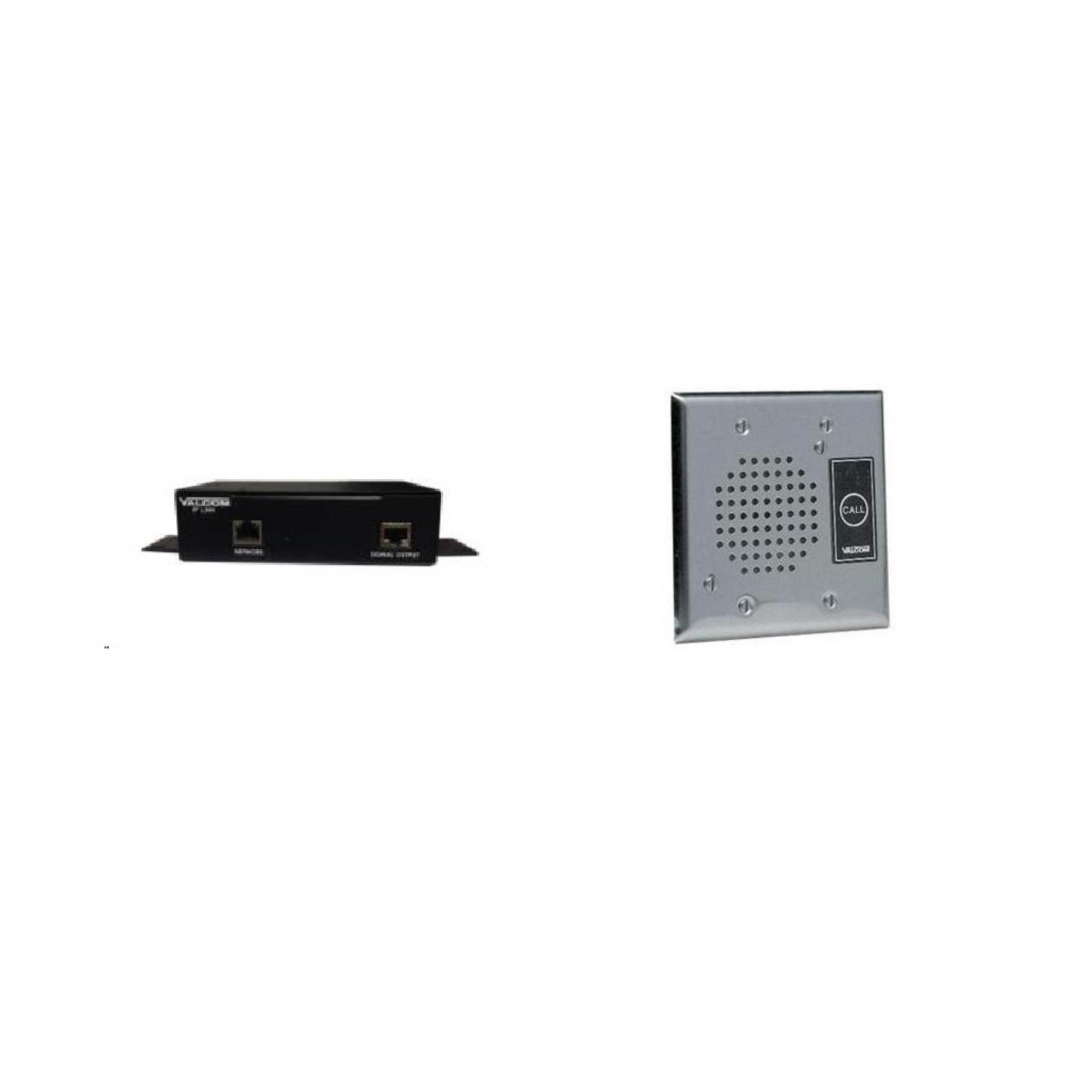 VALCOM VIP-172AL-ST IP INTERCOM, FLUSH MOUNT
