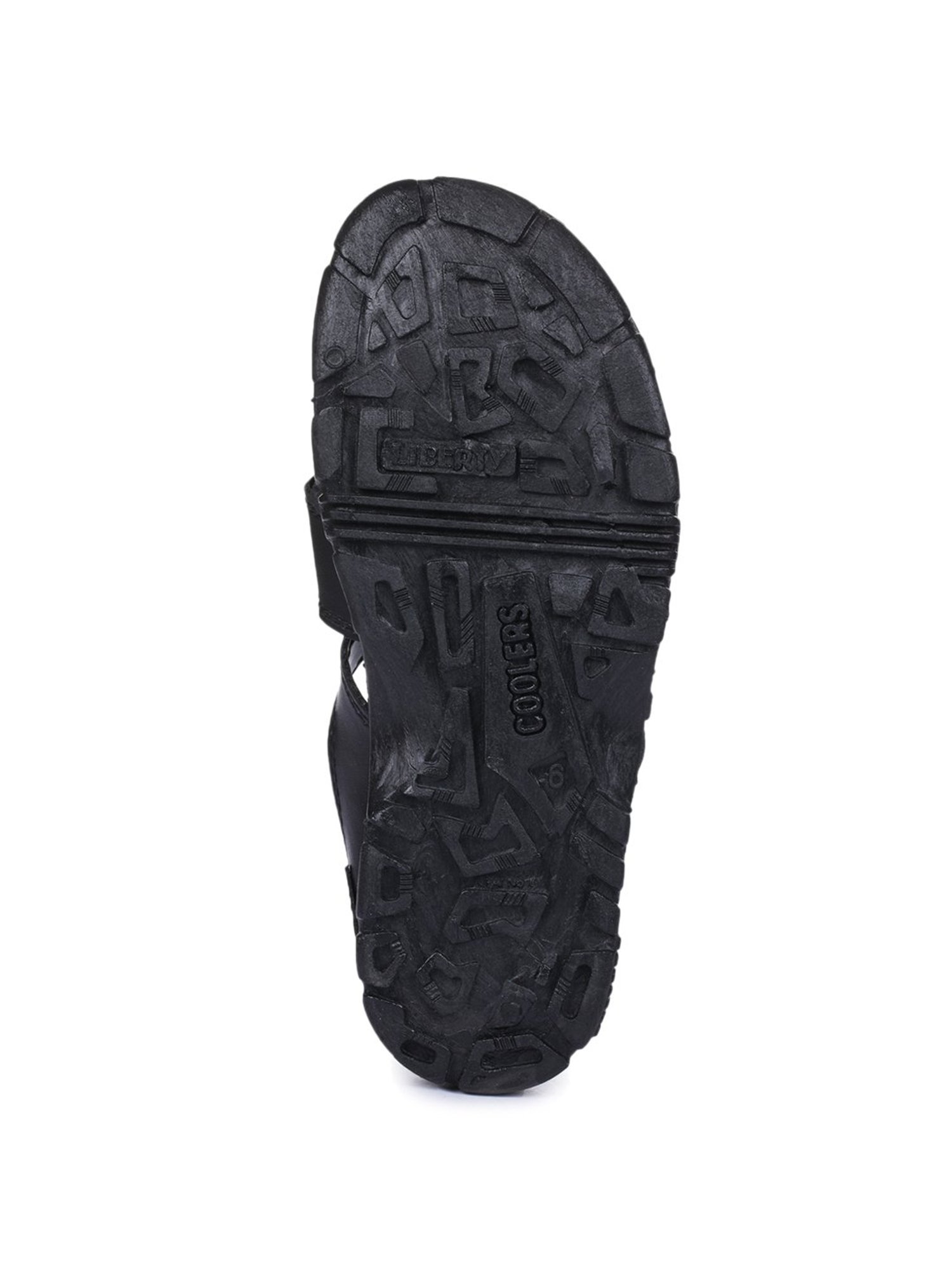 Coolers by Liberty Men's Black Fisherman Sandals